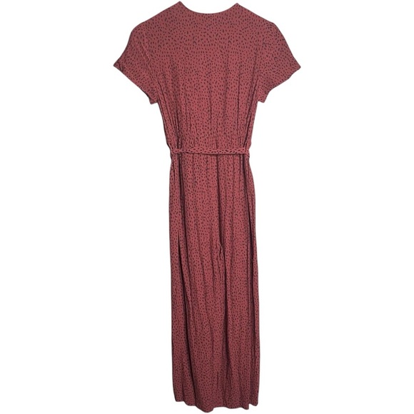 Rails Jet Jumpsuit in Rust Spotted Belted Size XS V-Neck - Picture 4 of 7